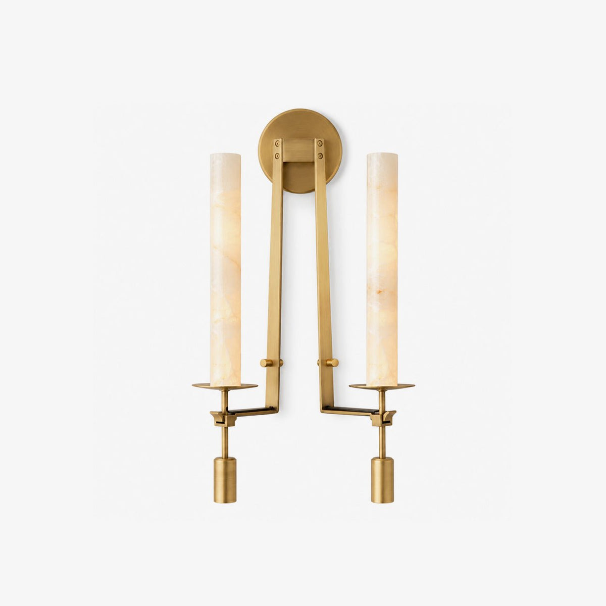 Alabaster Wall Lamp French Classicism