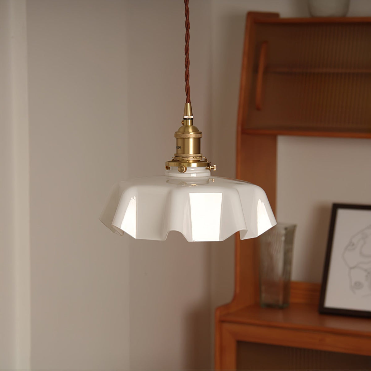 Liorivora Pendant Light French Flower for Dining Room