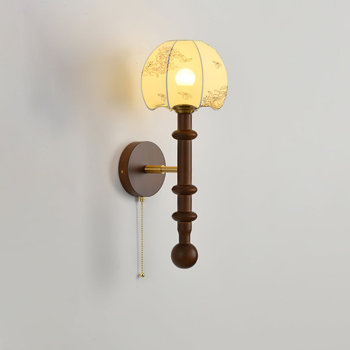 Hilda Roma Elegance Wood Sconce Wall lamp