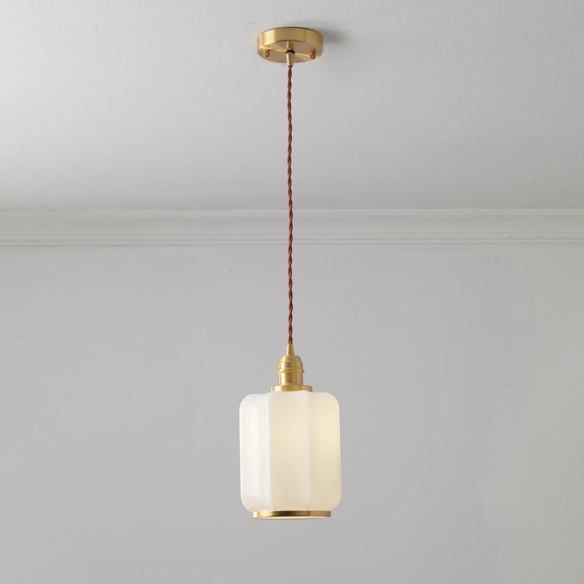 Lume Brass Vintage Pendant Light