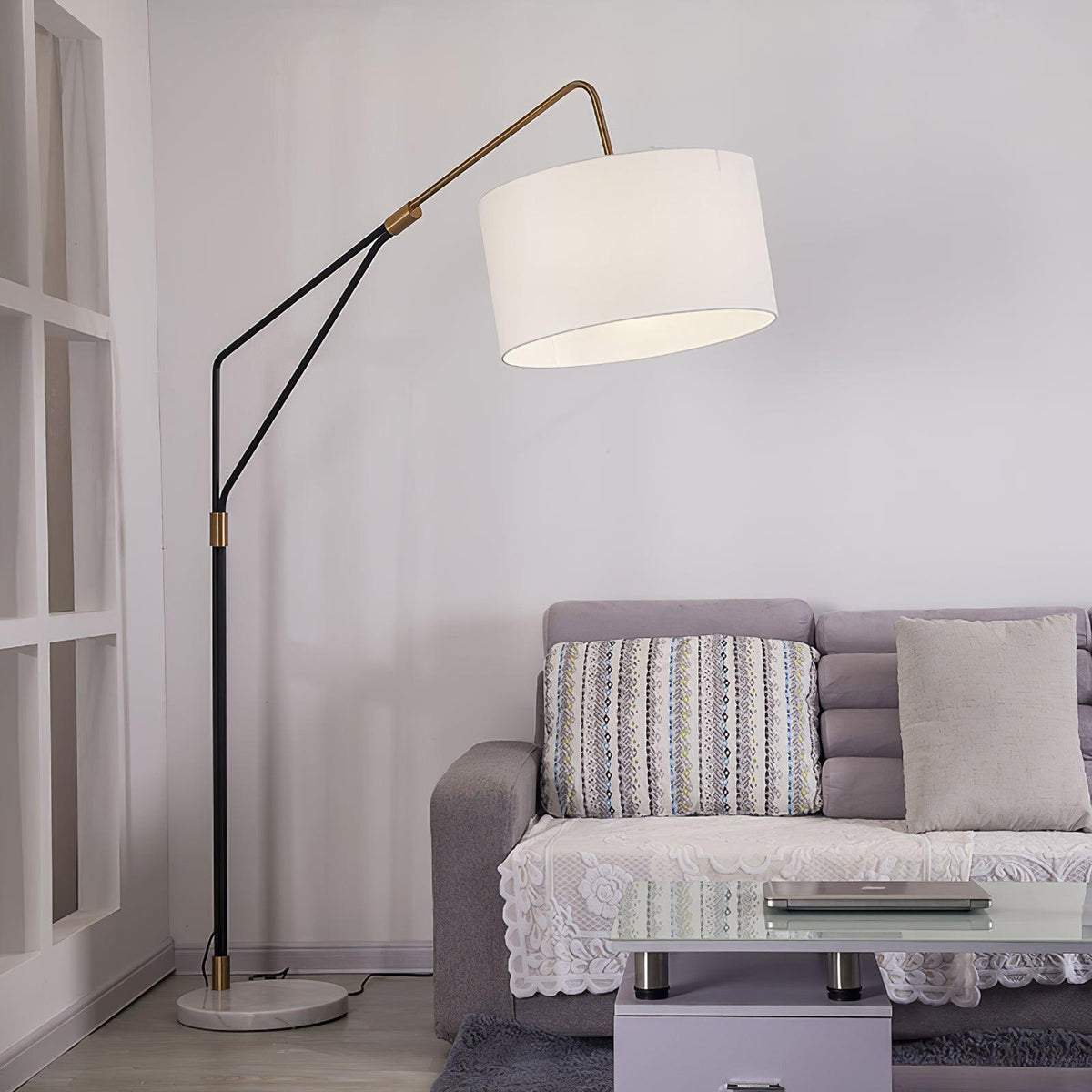 Eveny Minimalist Marble Floor Lamp