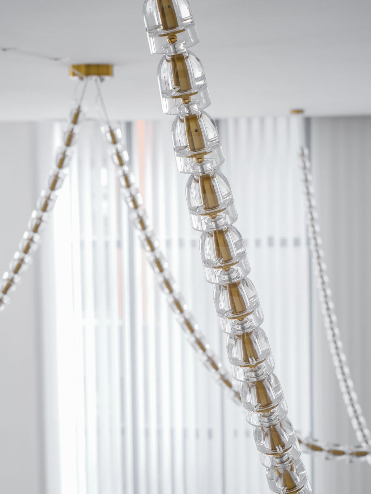 Nexus Gold Crystal Chandelier