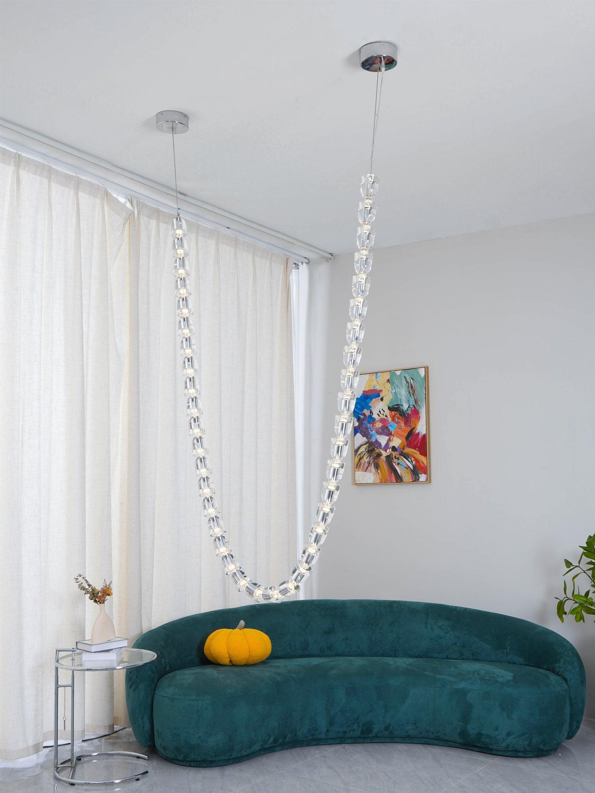 Nexus Chrome Crystal Chandelier