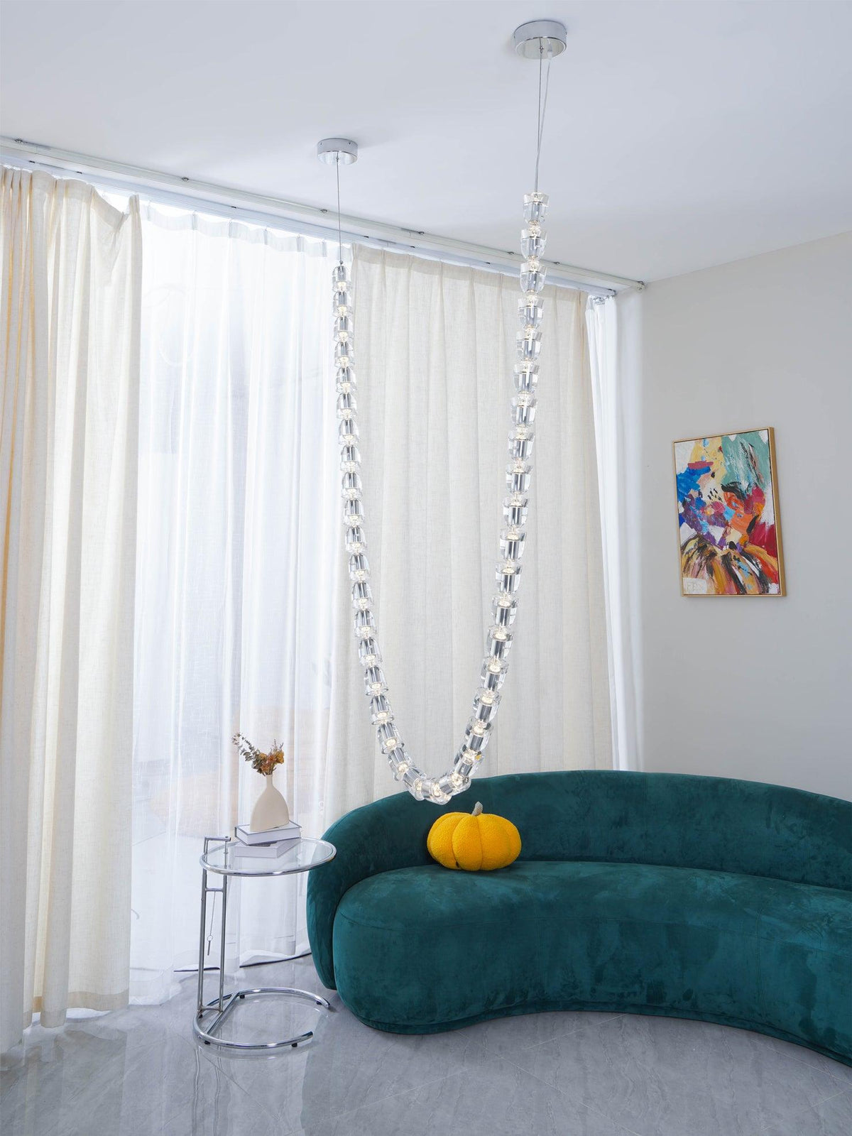 Nexus Chrome Crystal Chandelier