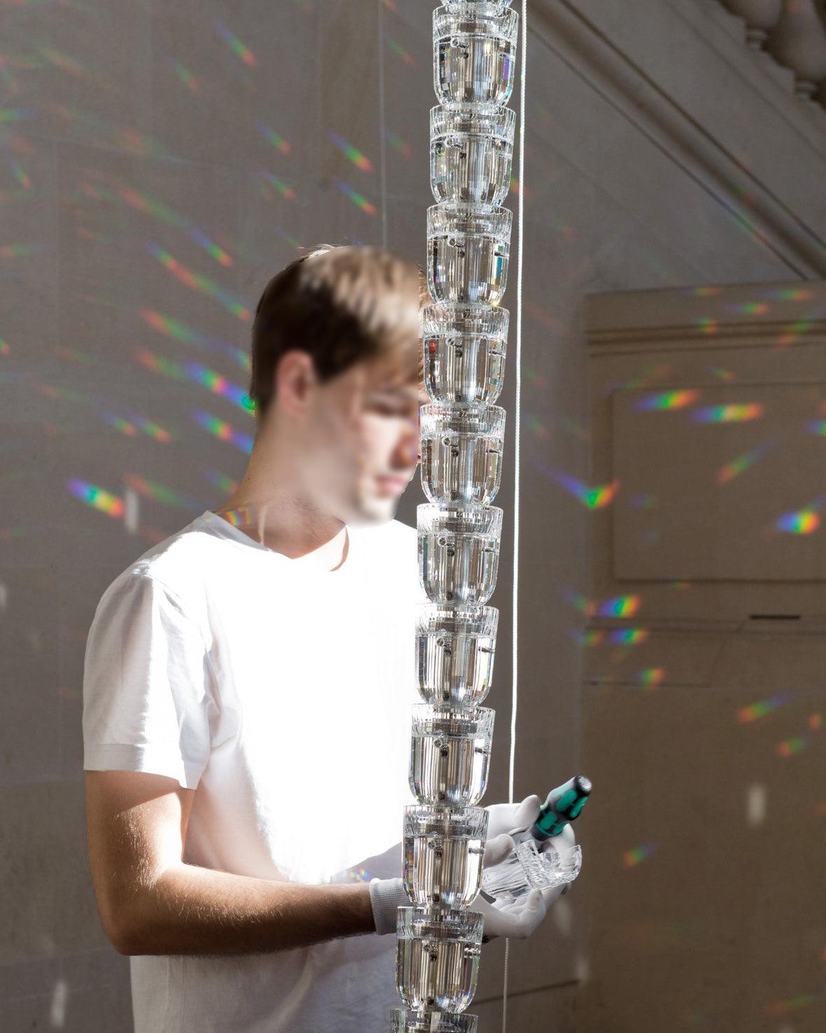Nexus Chrome Crystal Chandelier