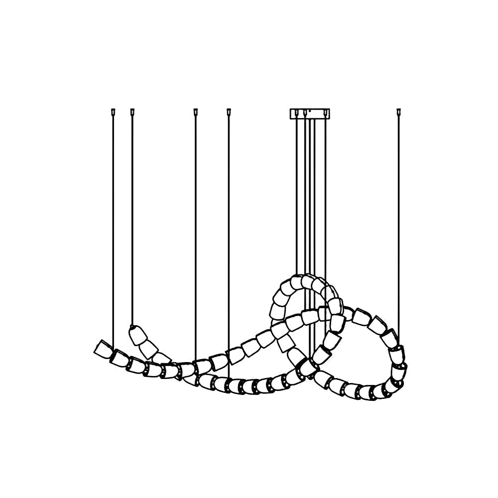 Nexus Chrome Crystal Chandelier