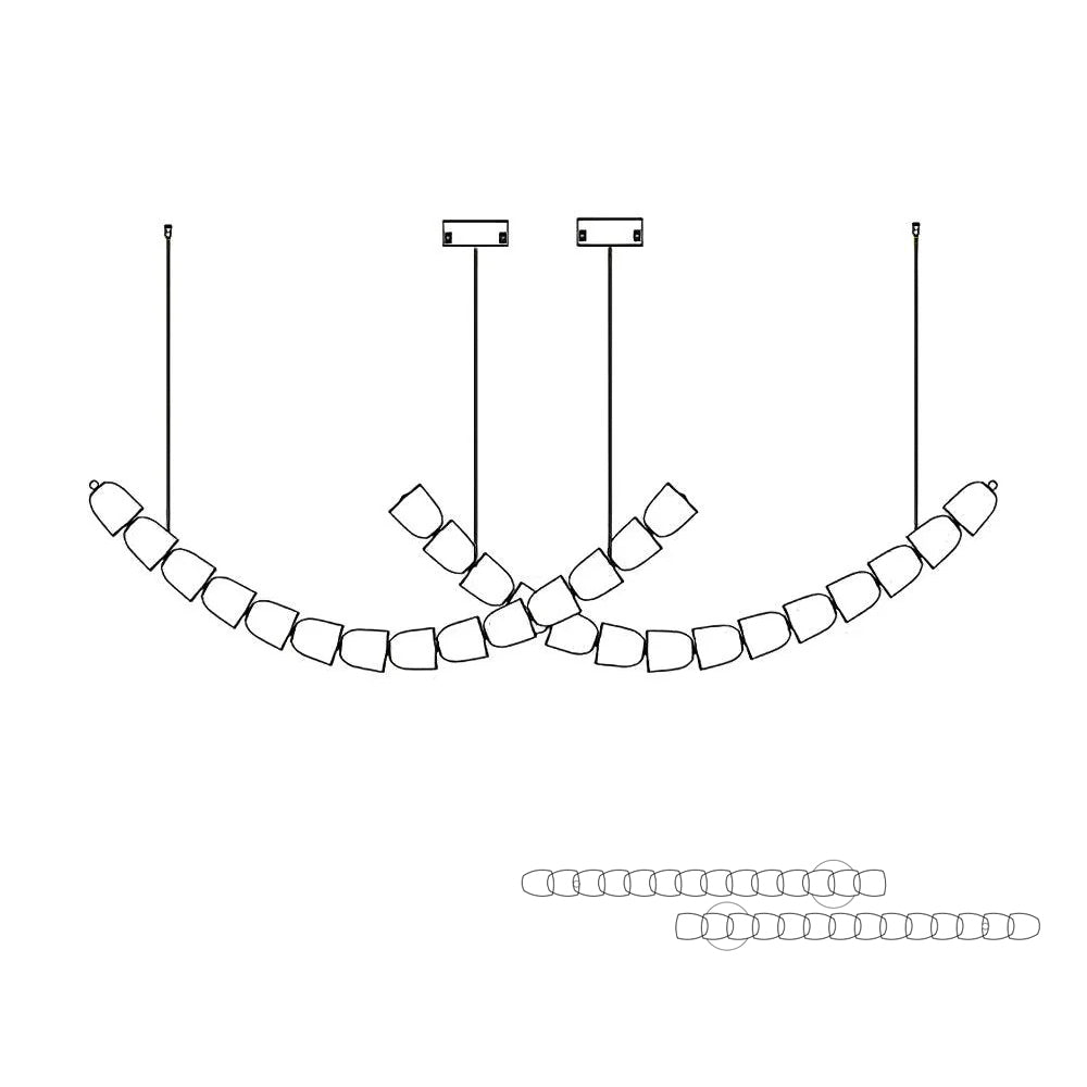 Nexus Chrome Crystal Chandelier