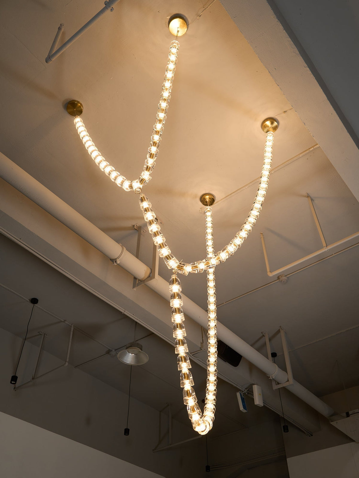Nexus Gold Crystal Chandelier