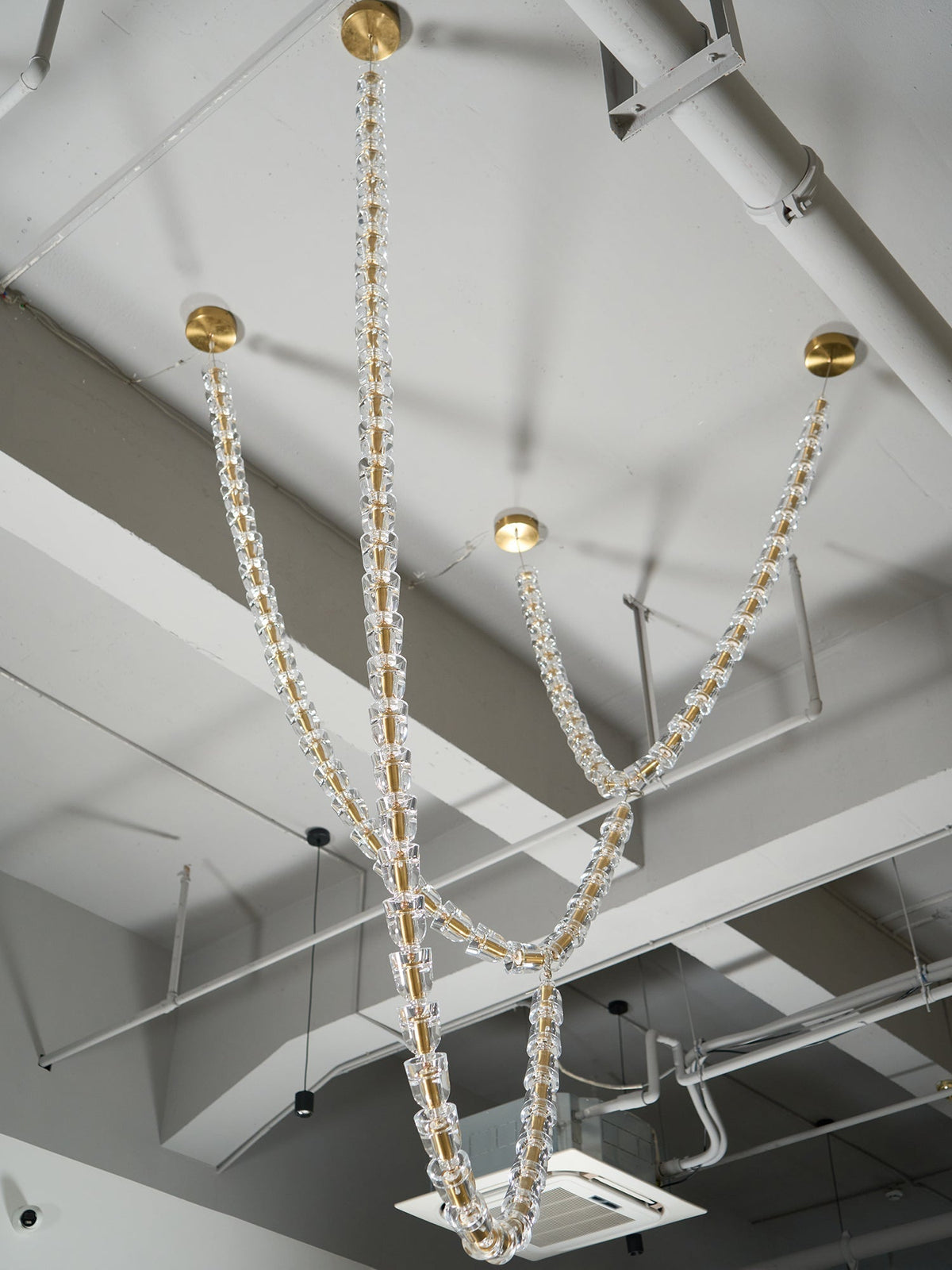 Nexus Gold Crystal Chandelier