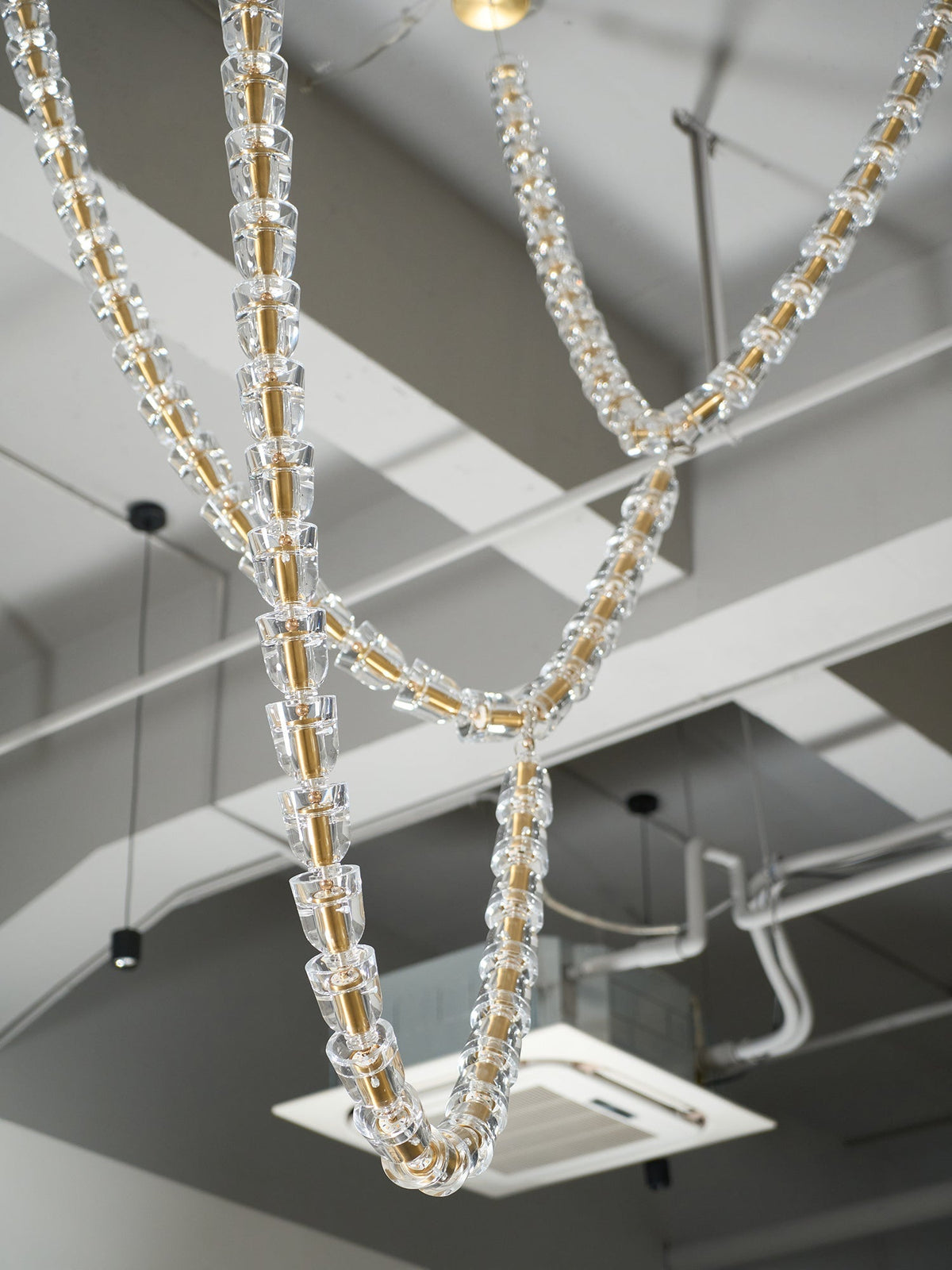Nexus Gold Crystal Chandelier