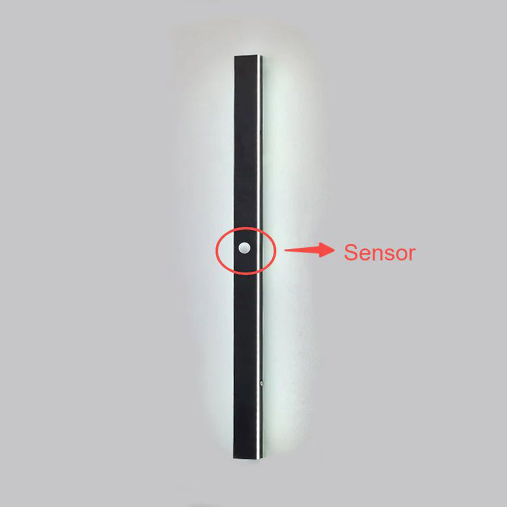 Arisha Ripple Minimalist Linear LED Outdoor Wall Lamp Metal Garden Corridor Balcony - Lamp Outdoor