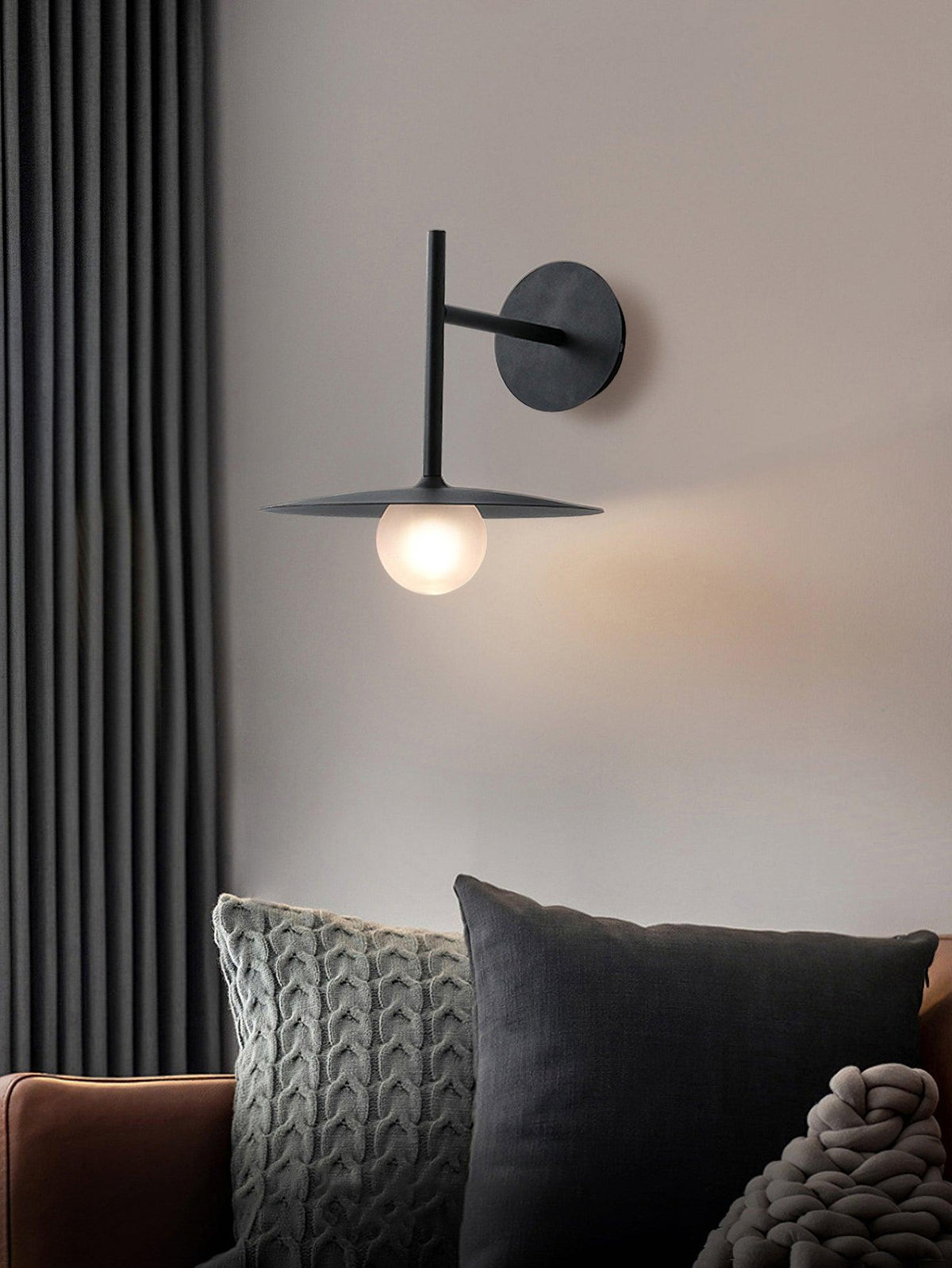 Orsilus Vintage Industrial Plug-In Wall Lamp