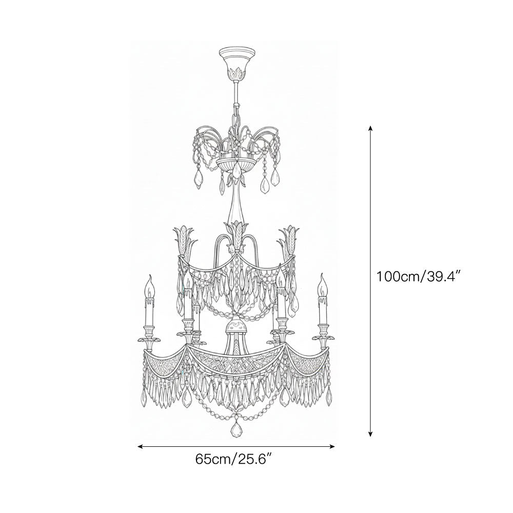 Genovese Crystal Chandelier
