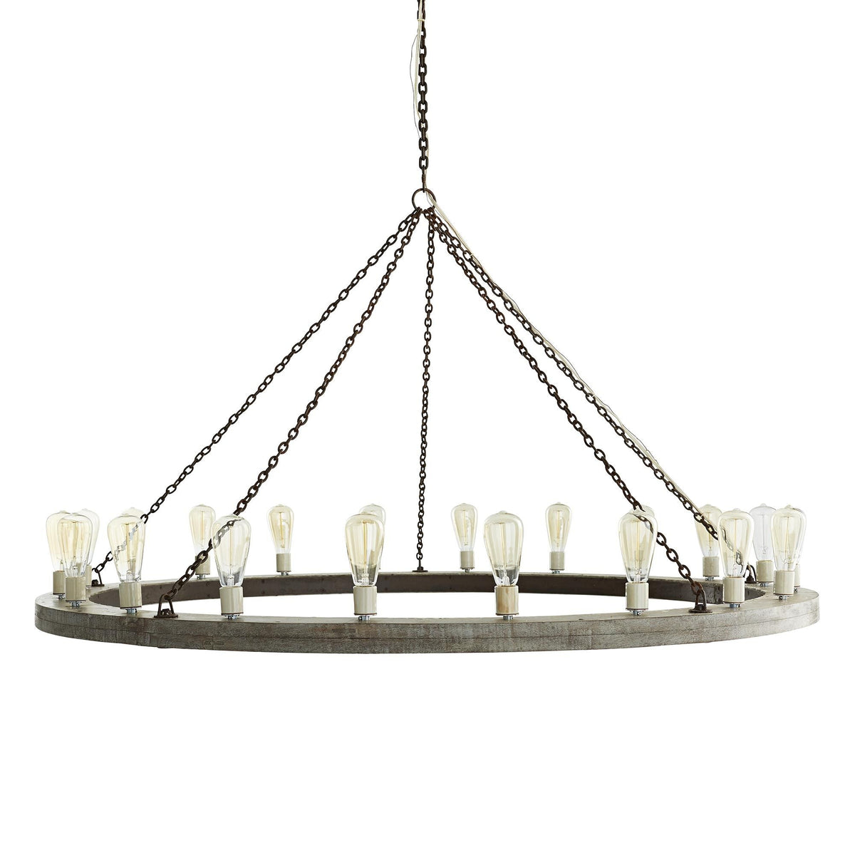 Rinorena Wood Chandelier