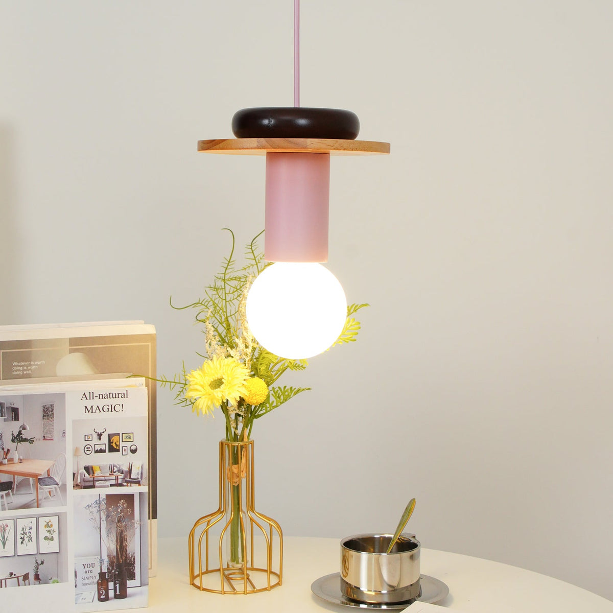 Gram Modern Wood Pendant Light