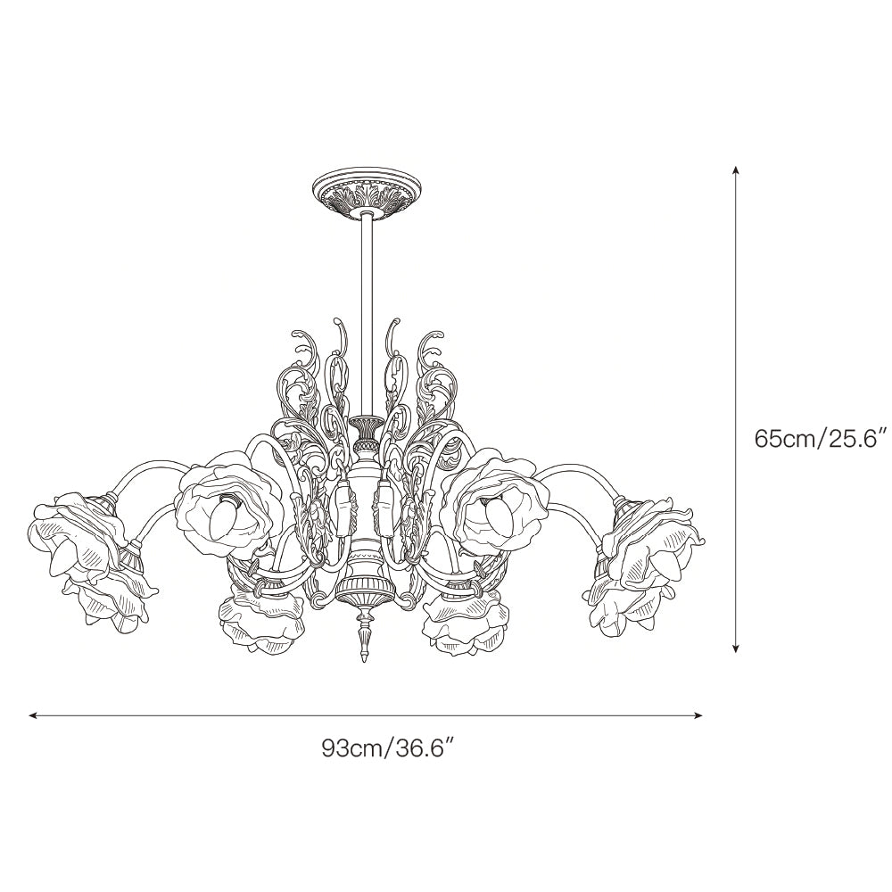 Georgian Gardens Chandelier