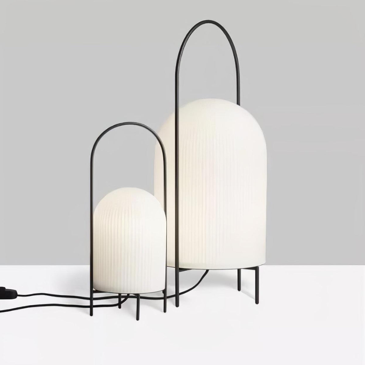 Firaie Glass Minimalist Table Lamp