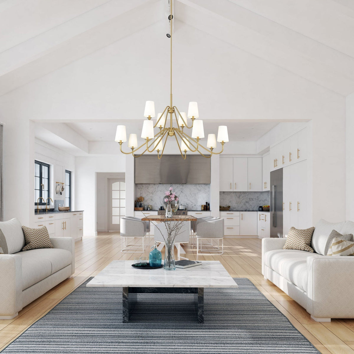 Auraena Brass Chandelier