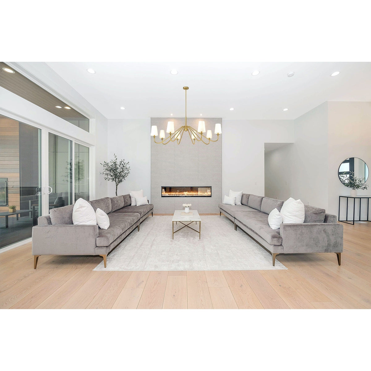 Auraena Brass Chandelier
