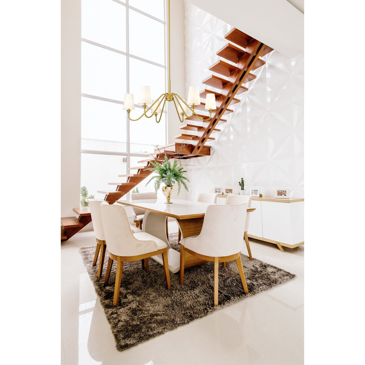 Auraena Brass Chandelier