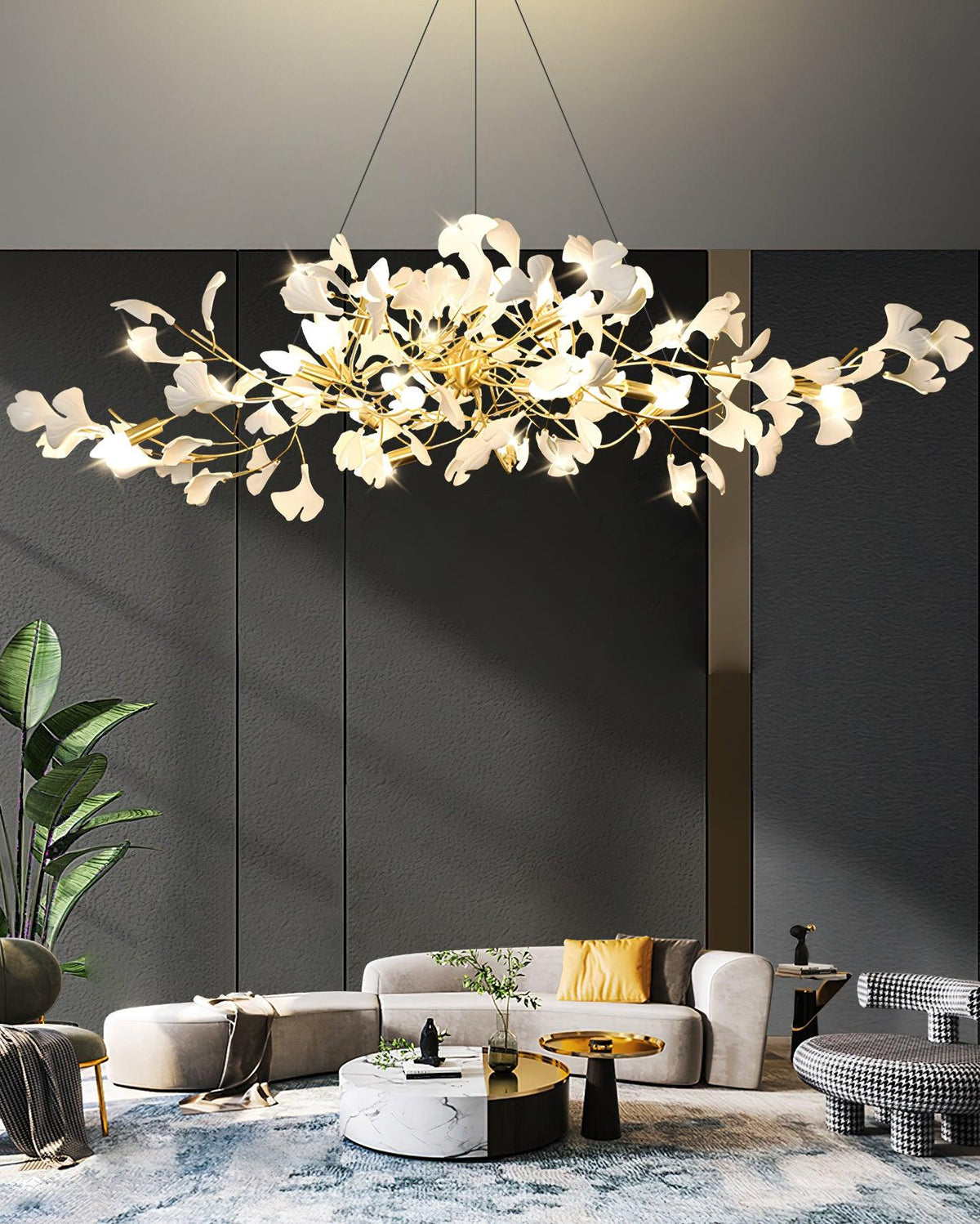 Welo Gingko Bough Chandelier
