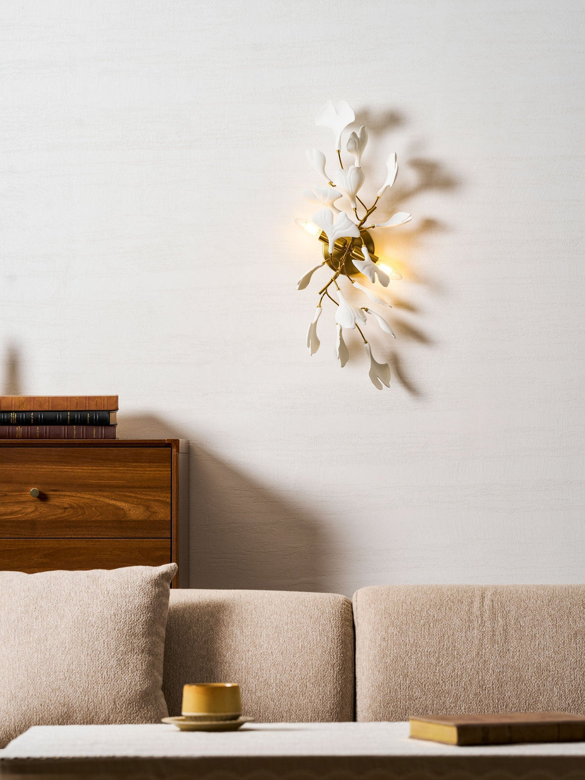 Higus Gingko Flowers Indoor Wall Light