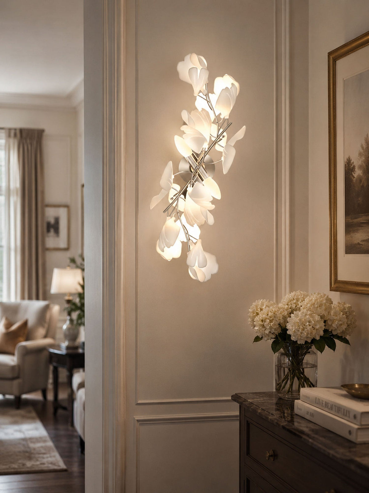 Higus Gingko Flowers Indoor Wall Light