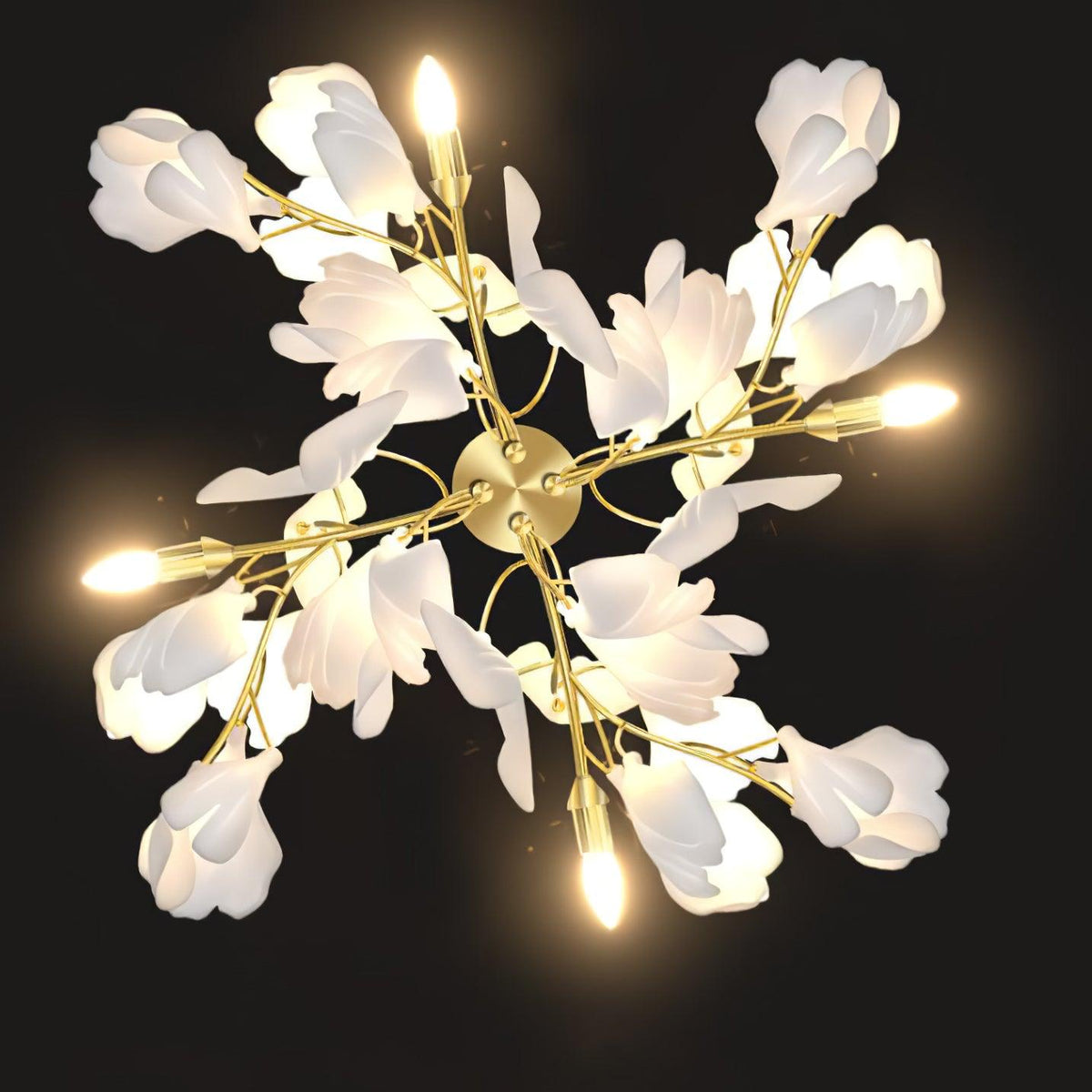 Higus Gingko Flowers Indoor Wall Light