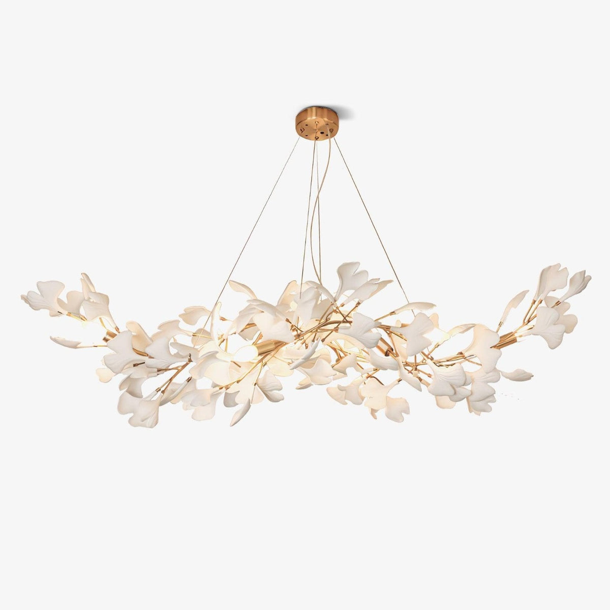 Vashayra Floral Capiz Shell Chandelier