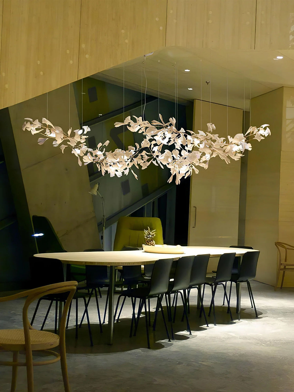 Viraaelle Leaves Combination Gingko Ceramics Chandeliers