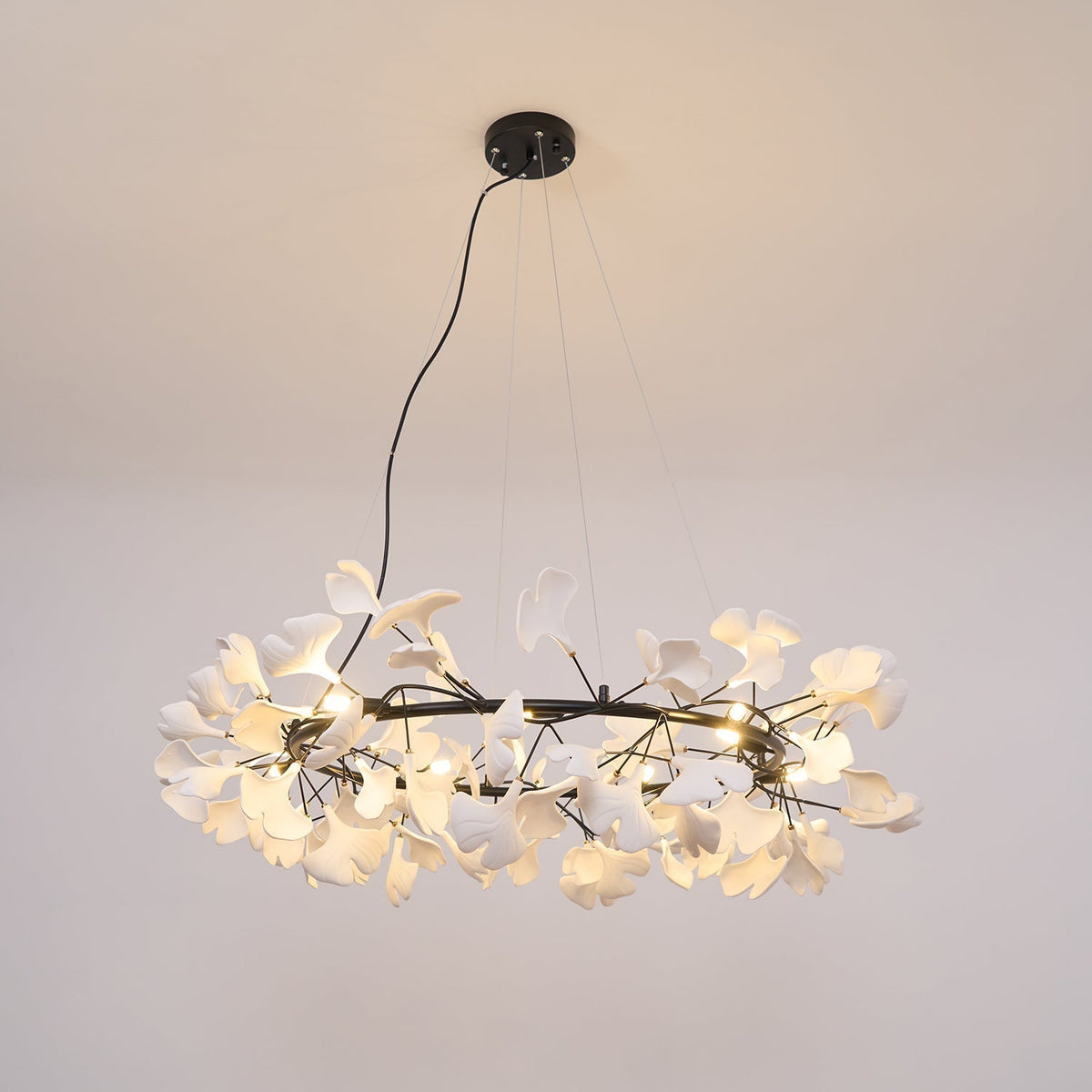 Orelalella Chandelier Gingko LED Branch