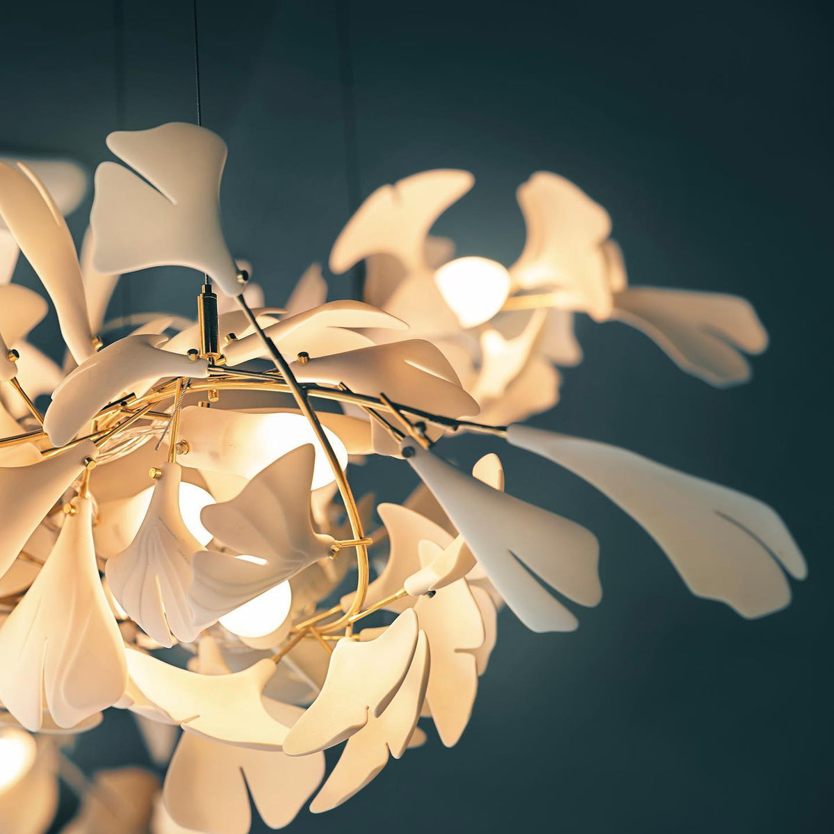 Eurzoris Gingko Leaf Chandelier