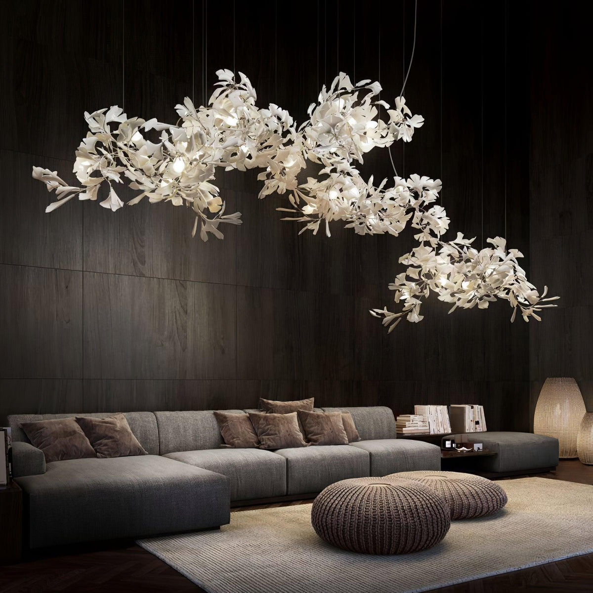Ginkgo Cluster Chandelier