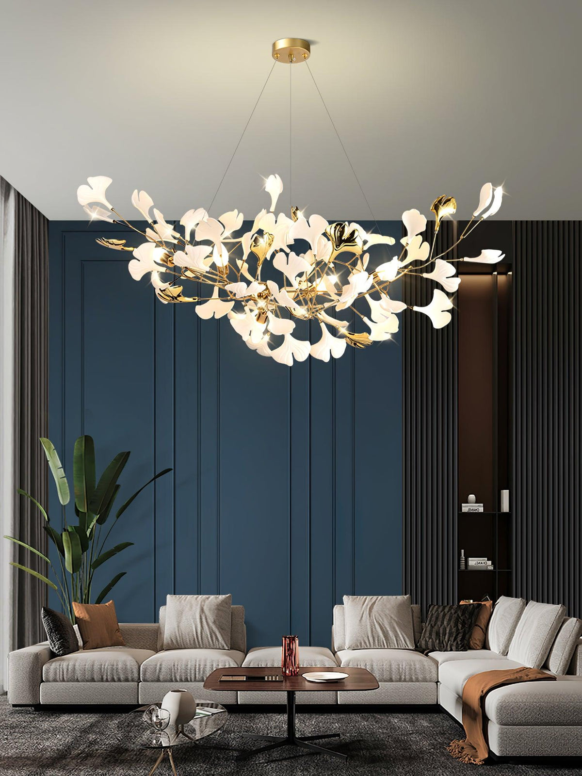 Voena Bloom Gingko Chandelier