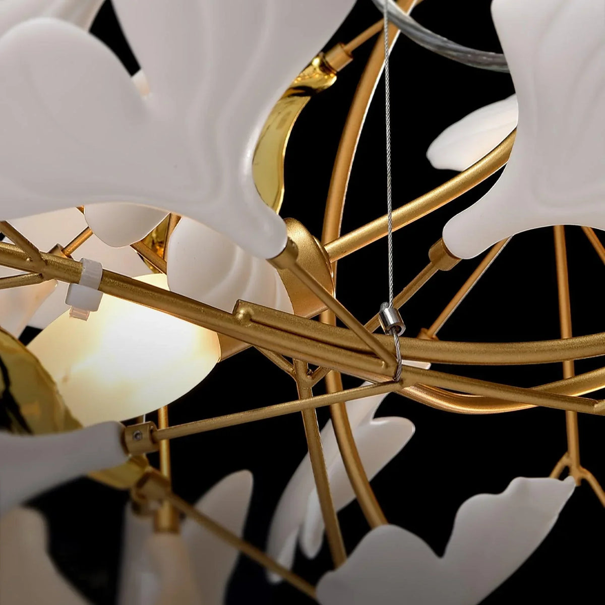 Olivia Luxury Chandelier Ceramics Living Room U Arc Shape