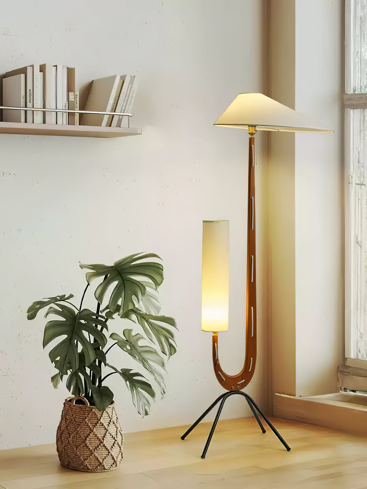 Novael Fabric Scandinavian Floor Lamp