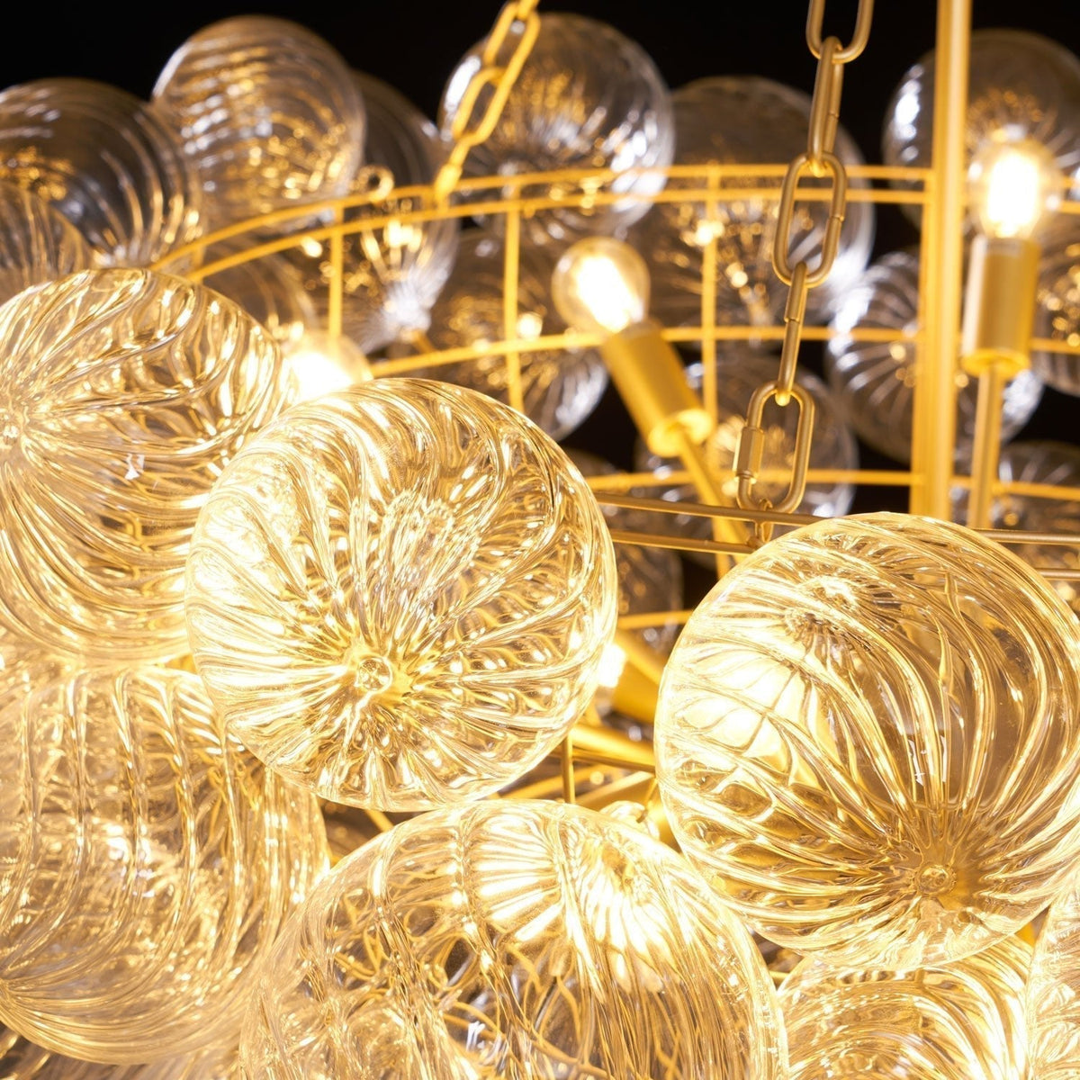 Aurora Chandelier Glass Ball Bubble Modern