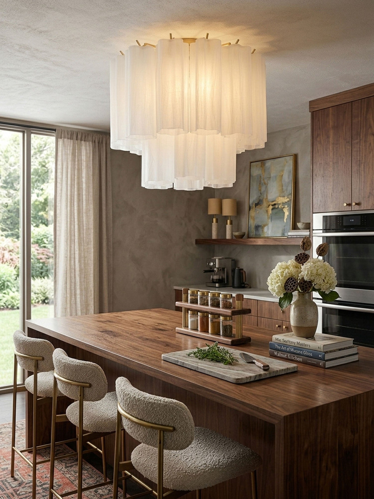 Dania Murano Tubes Flush Mount Ceiling Light
