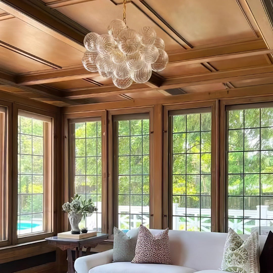 Aurora Chandelier Glass Ball Bubble Modern