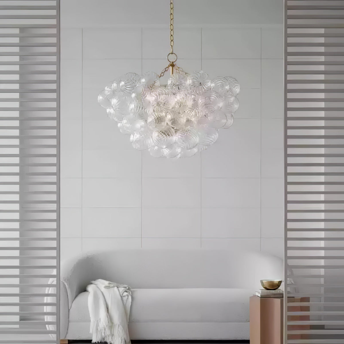 Aurora Chandelier Glass Ball Bubble Modern