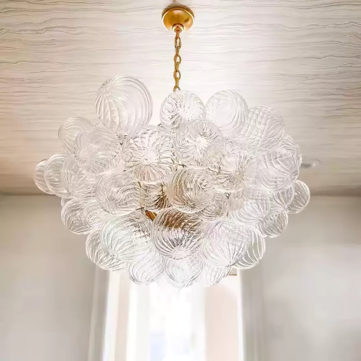 Aurora Chandelier Glass Ball Bubble Modern