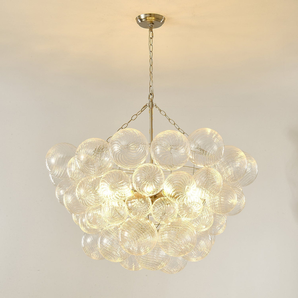 Aurora Chandelier Glass Ball Bubble Modern