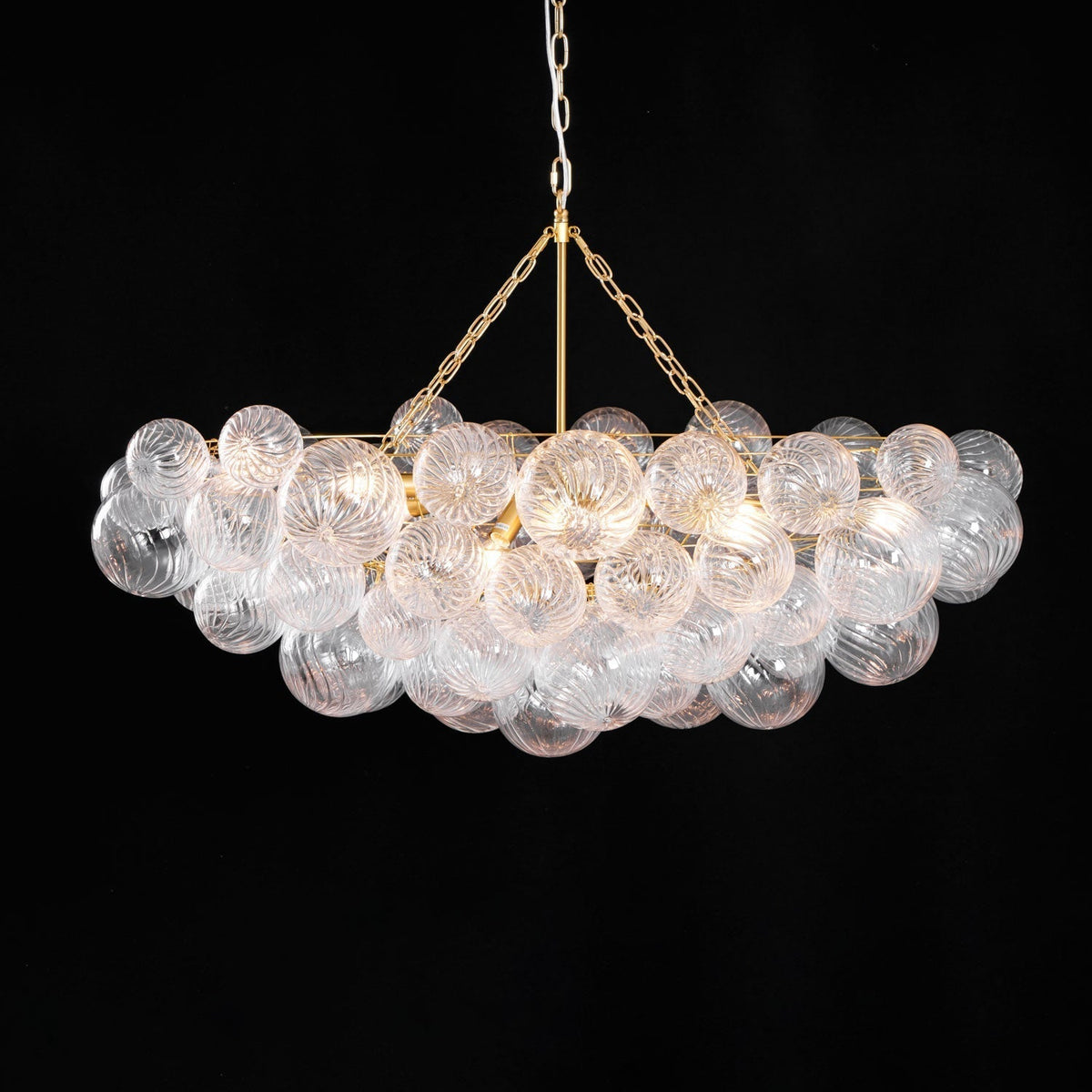 Aurora Chandelier Glass Ball Bubble Modern