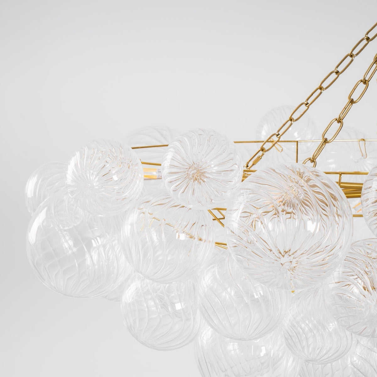 Aurora Chandelier Glass Ball Bubble Modern