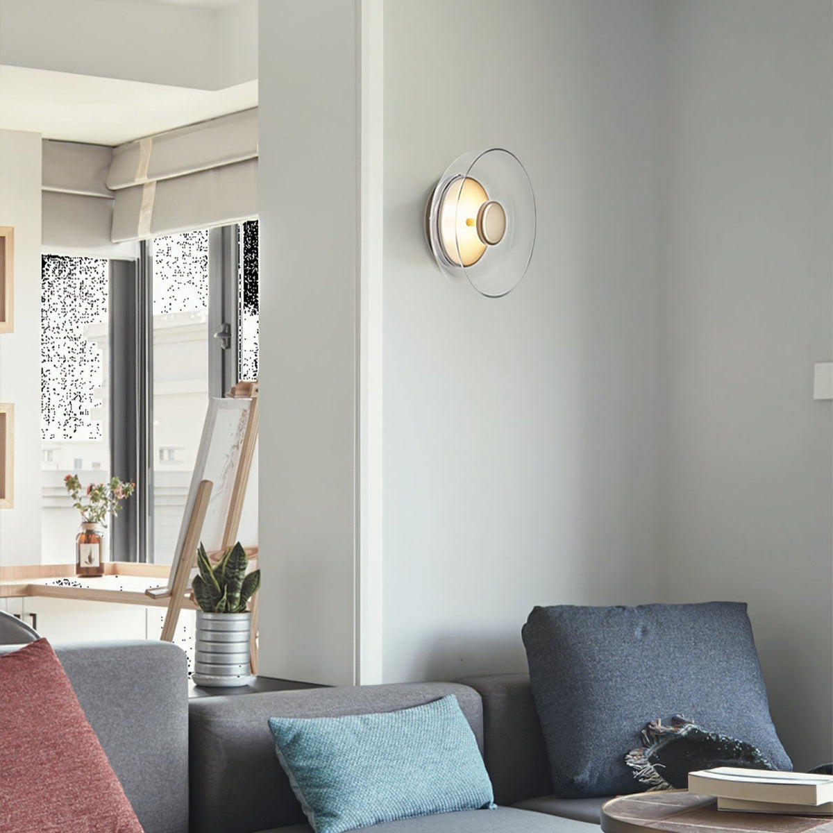 Lomino Premium Nordic Art Glass Wall Light