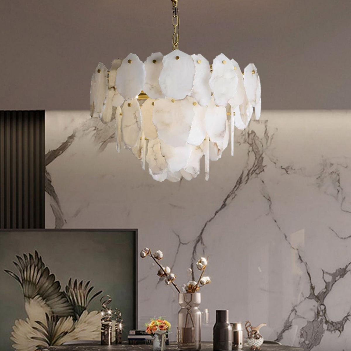Nivorian Alabaster Chandelier