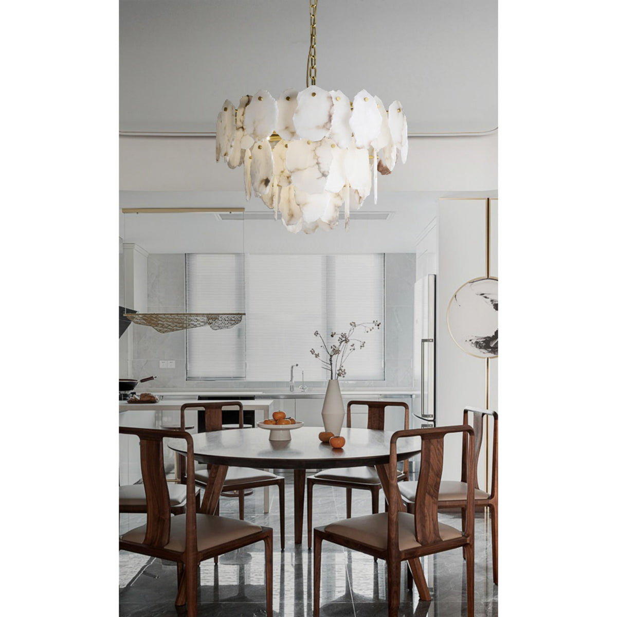 Nivorian Alabaster Chandelier