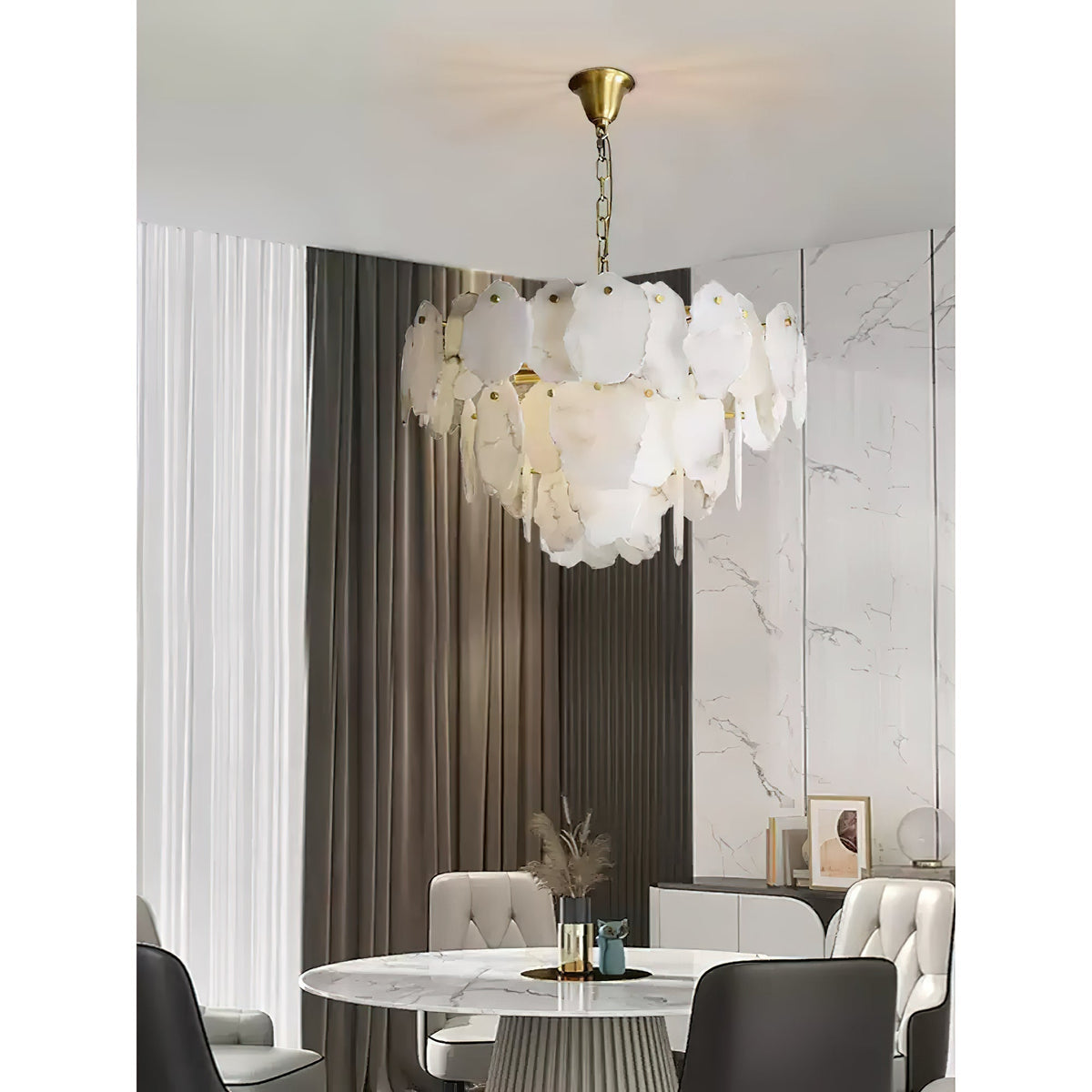 Nivorian Alabaster Chandelier