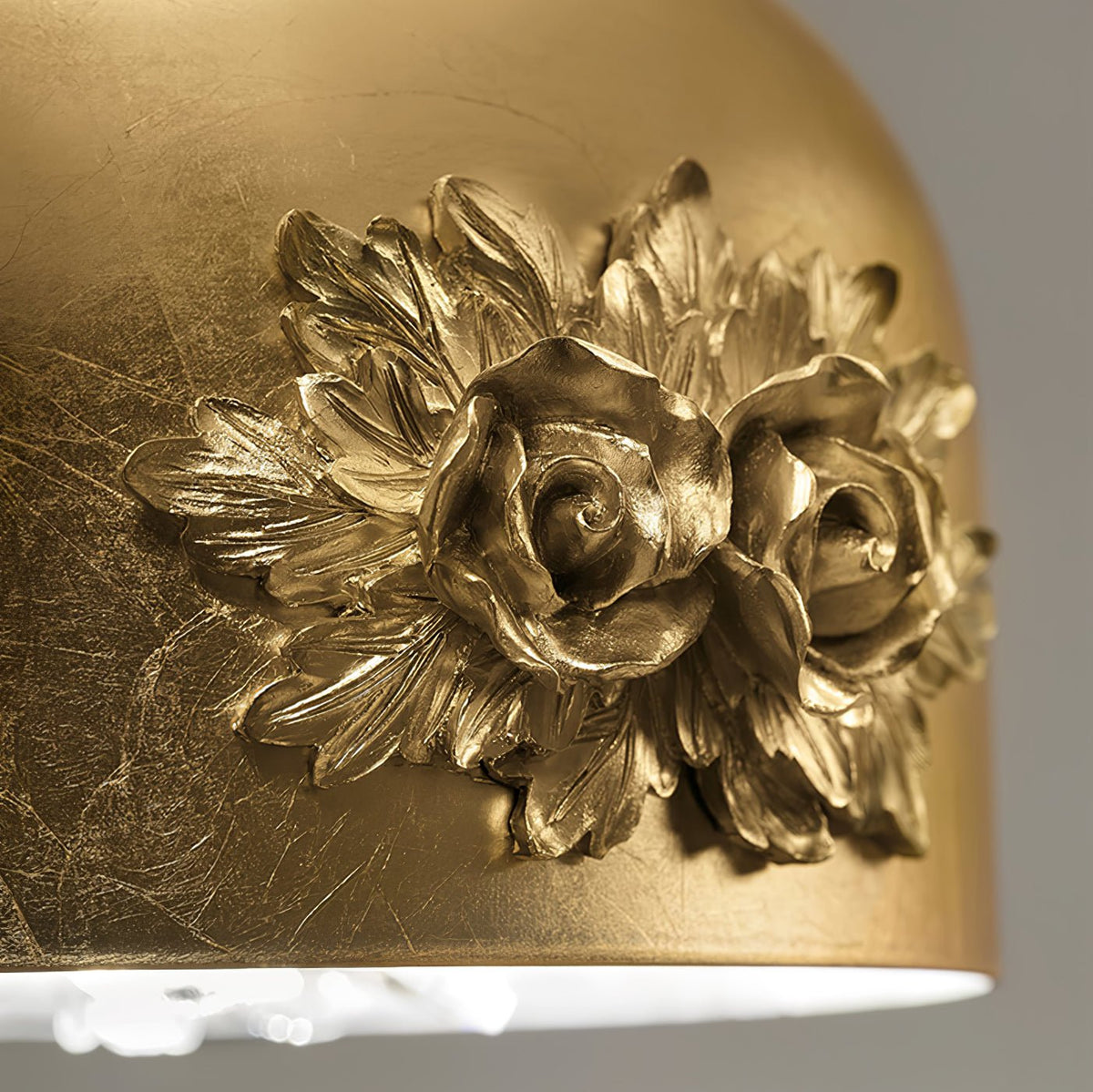 Zesolila Traditional Art Gold Pendant Light