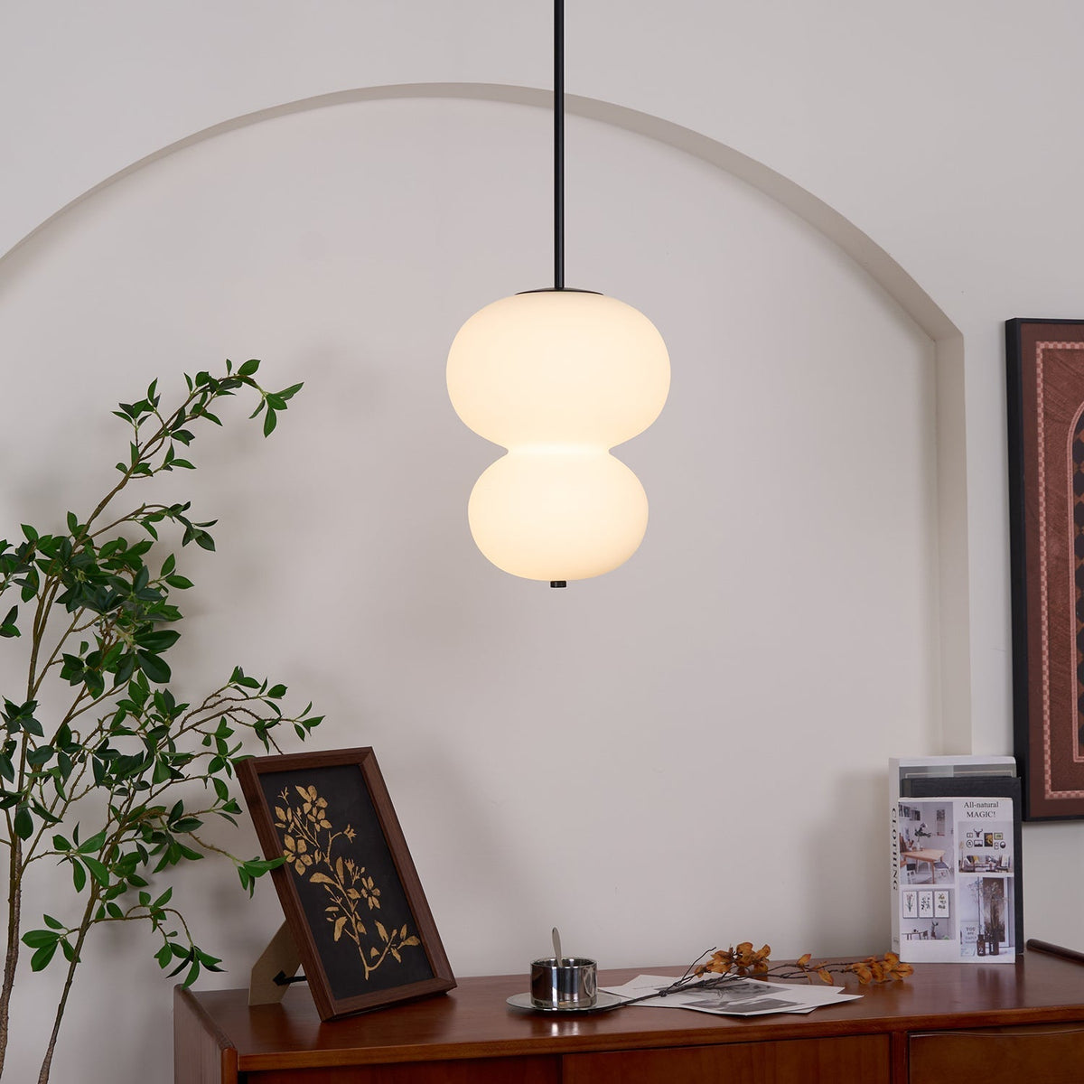 Xalt Minimalist Glass Pendant Light